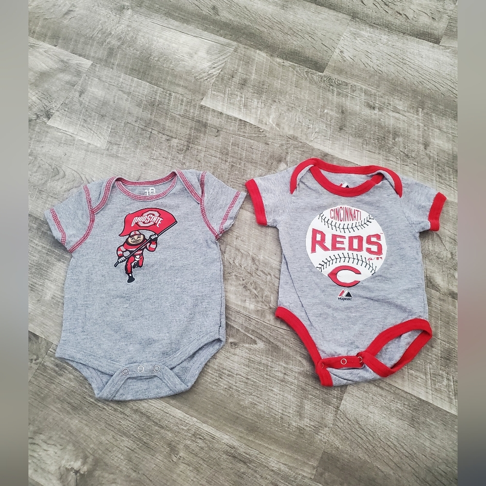 OSU and Cincinnati Reds Onesies